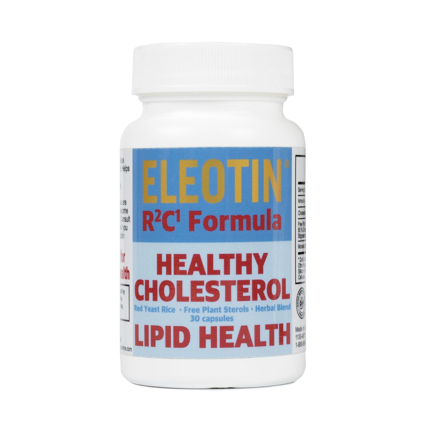 Eleotin R-squared C1 Formula(R²天然降胆胶囊)(30)