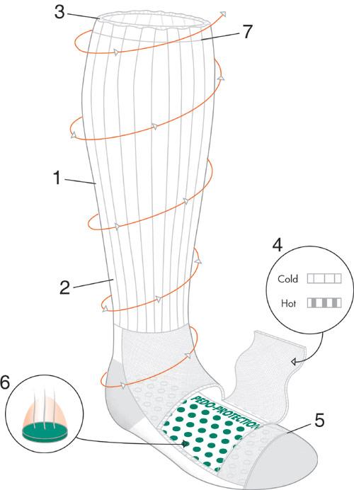 Eleotin Pedo-Protection Socks (皮盾保护袜)